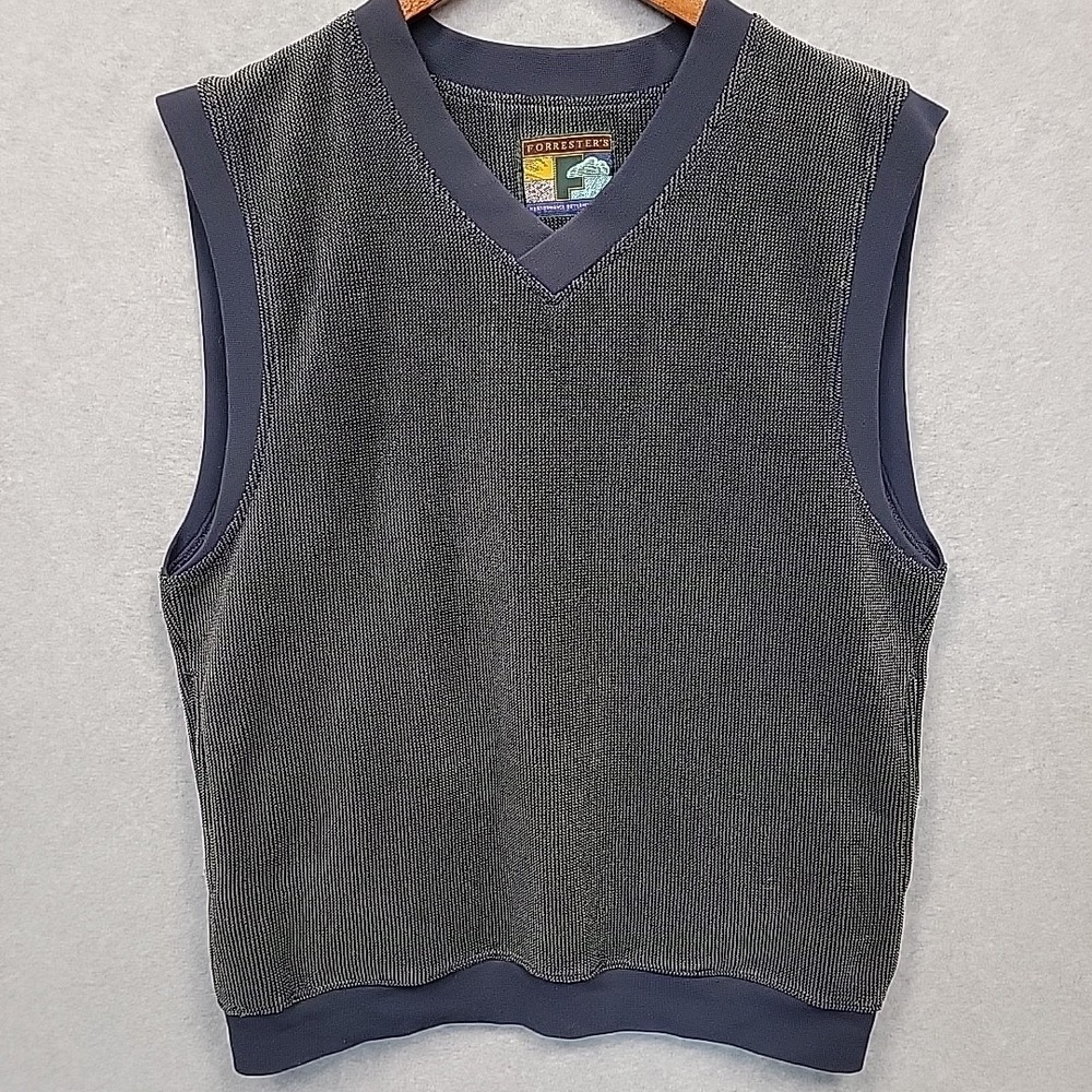 Polartec Forresters Performance Outerwear Vest Mens M Pockets‎ Golf V-Neck Soft